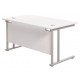 Olton Twin Cantilever  800mm Deep Straight Office Desk